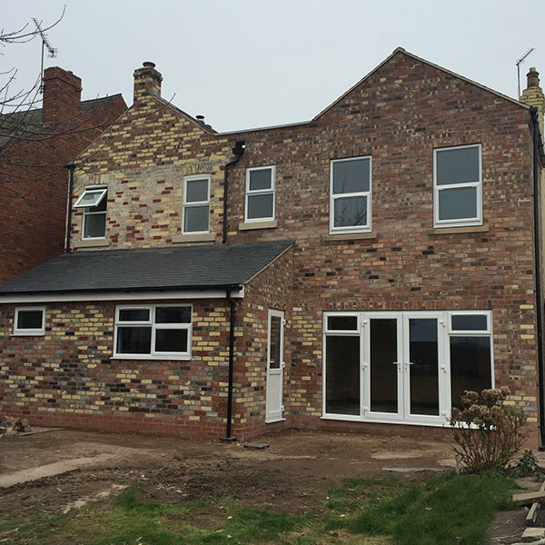 Rear extension to the kitchen & diner